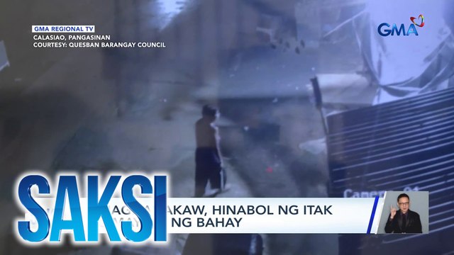 2 magnanakaw, hinabol ng itak ng may-ari ng bahay | Saksi