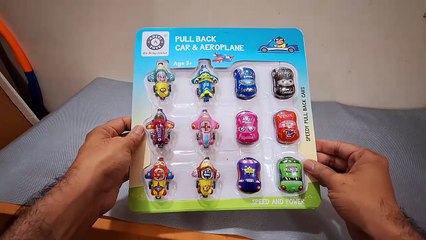 Unboxing and Review of Aditi toys  pull back car and aeroplace set