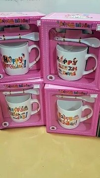 Best Gift Idea! Unboxing a Beautiful Ceramic Birthday Mug