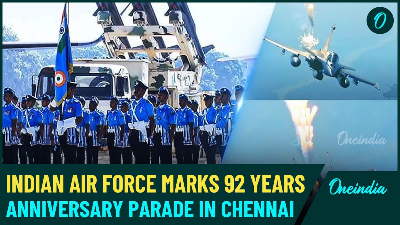 92nd anniversary of Indian Air Force: Air Chief Marshal Amar Preet Reviews Grand Parade in Chennai