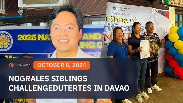 Nograles siblings challenge Dutertes in Davao with mayoral, congressional bids 