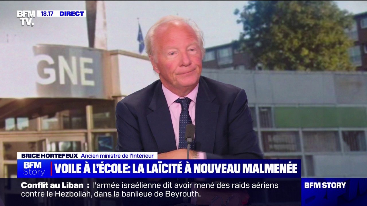 Enseignante agressée à Tourcoing: "Il doit y avoir des poursuites et il faut être ferme", estime l'ancien ministre de l'Intérieur Brice Hortefeux