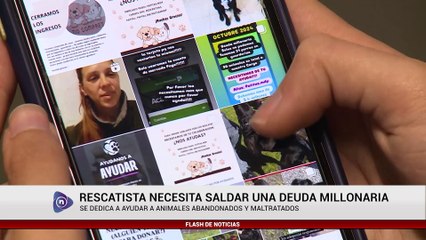 RESCATISTA NECESITA SALDAR UNA DEUDA MILLONARIA