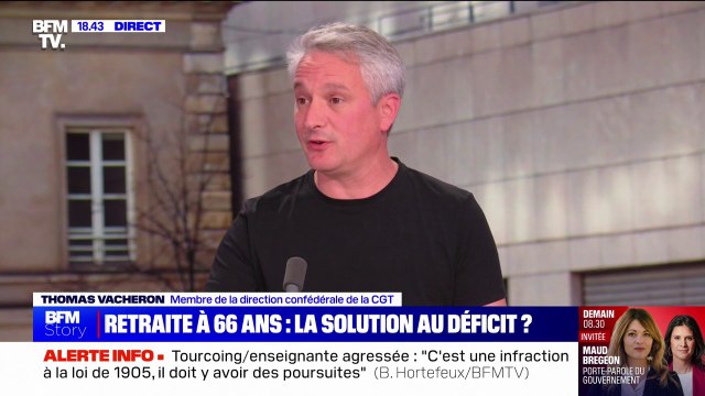 62 ans, c'est déjà trop : Thomas Vacheron (CGT) réagit à la préconisation de l'Institut Montaigne de reculer l'âge minimum de départ à la retraite à 66 ans