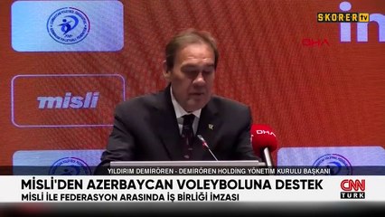Azerbaycan Voleybol Federasyonu ve misli.com iş birliği anlaşması imzalandı