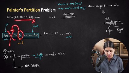Painter's Partition Problem ｜ DSA Placement Series..