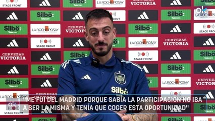 Me fui del Madrid porque sabía la participación no iba a ser la misma y tenía que coger esta oportunidad