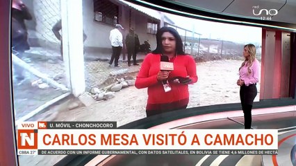Carlos Mesa visita a Camacho