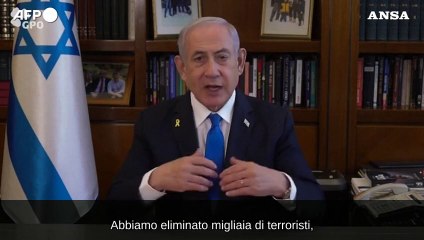 Netanyahu avverte il Libano: "Rischio distruzione come Gaza"
