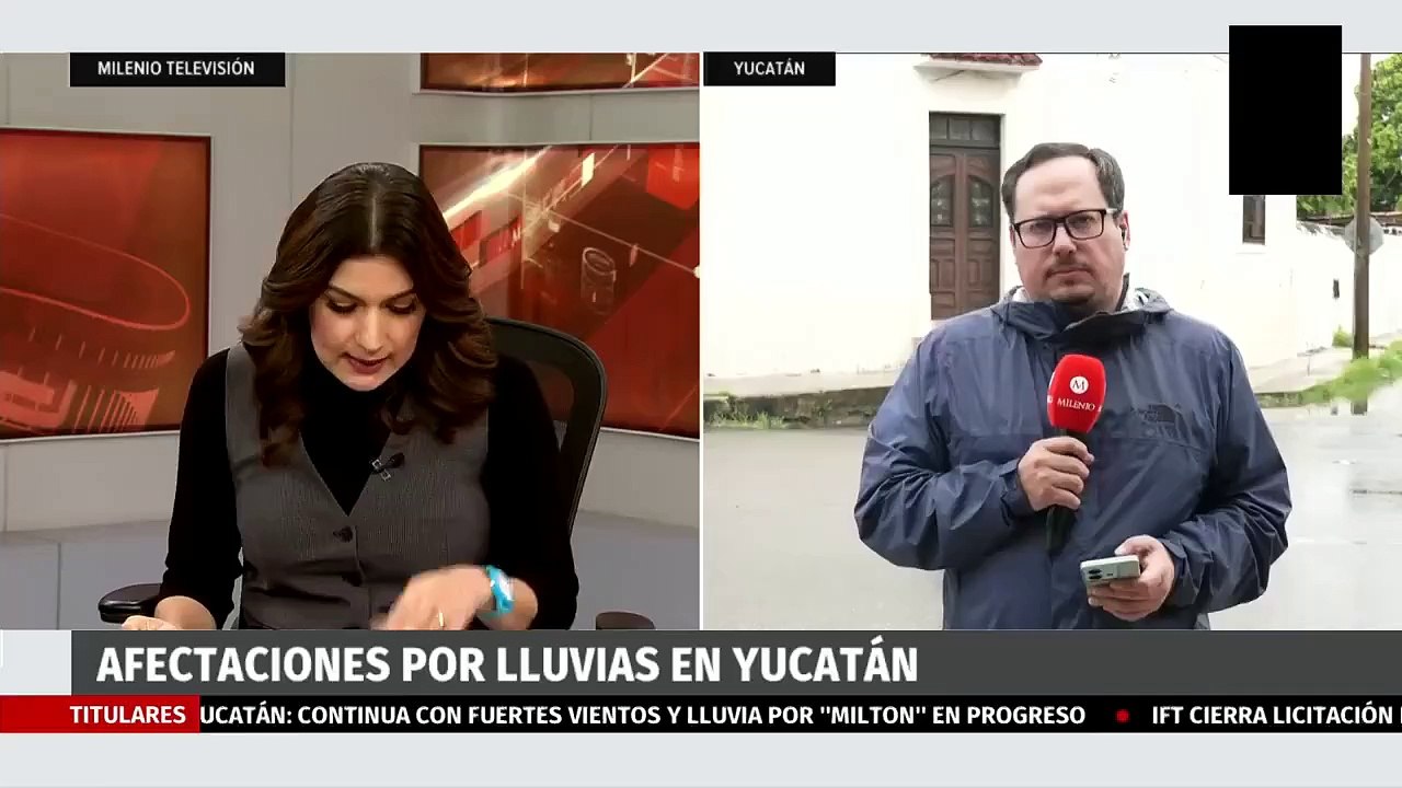 La alcaldesa de Mérida, Cecilia Patrón, informa la situación de la región tras paso 'Milton'