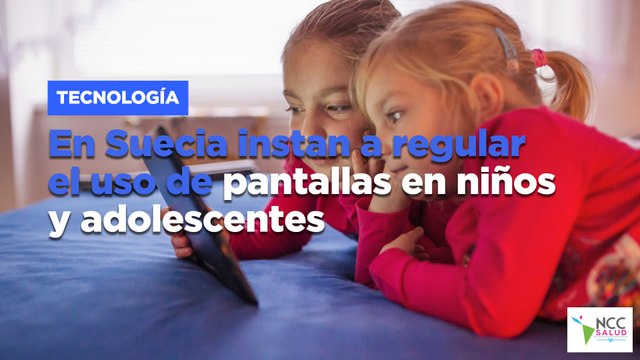 En Suecia instan a regular el uso de pantallas en niños y adolescentes