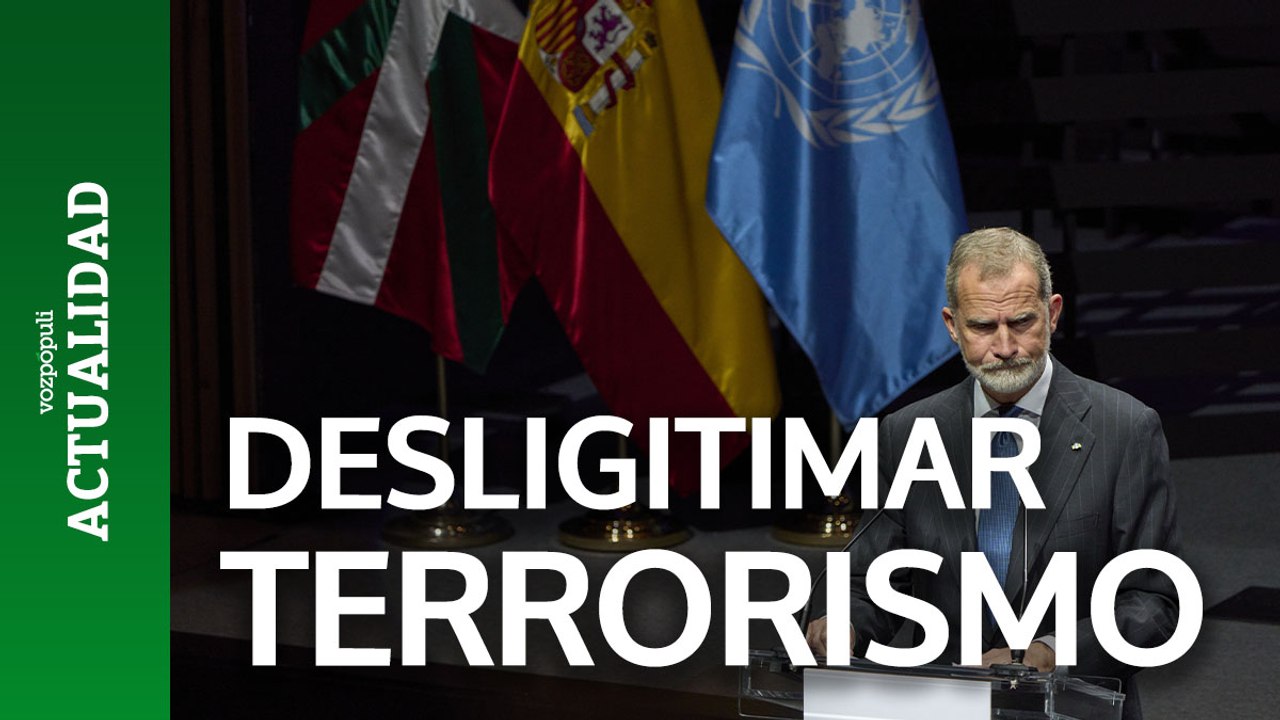 El Rey llama a "permanecer unidos" contra el terrorismo y en defensa de las víctimas