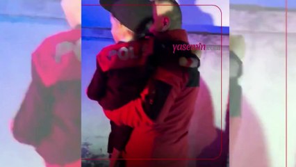 Kocaeli'de omurilik felci hastası Umut'a polis sürprizi!