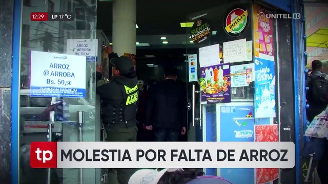 Familias se quejan por las filas en Emapa y dicen que el arroz se termina a media mañana en las sucursales de La Paz y El Alto