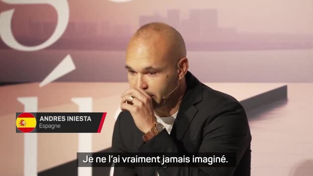 Espagne - Iniesta : Je n'aurais jamais pensé que ce jour viendrait