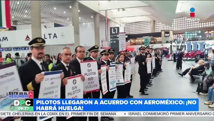 ¡Pilotos llegan a un acuerdo con Aeroméxico!