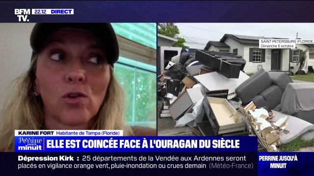 Il faut que je trouve où partir : Le témoignage de Karine Fort, habitante de Tampa, ville de Floride qui va être touchée par l'ouragan Milton ce mercredi