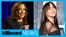 Billie Eilish Gets Candid About Kamala Harris Support | Billboard News