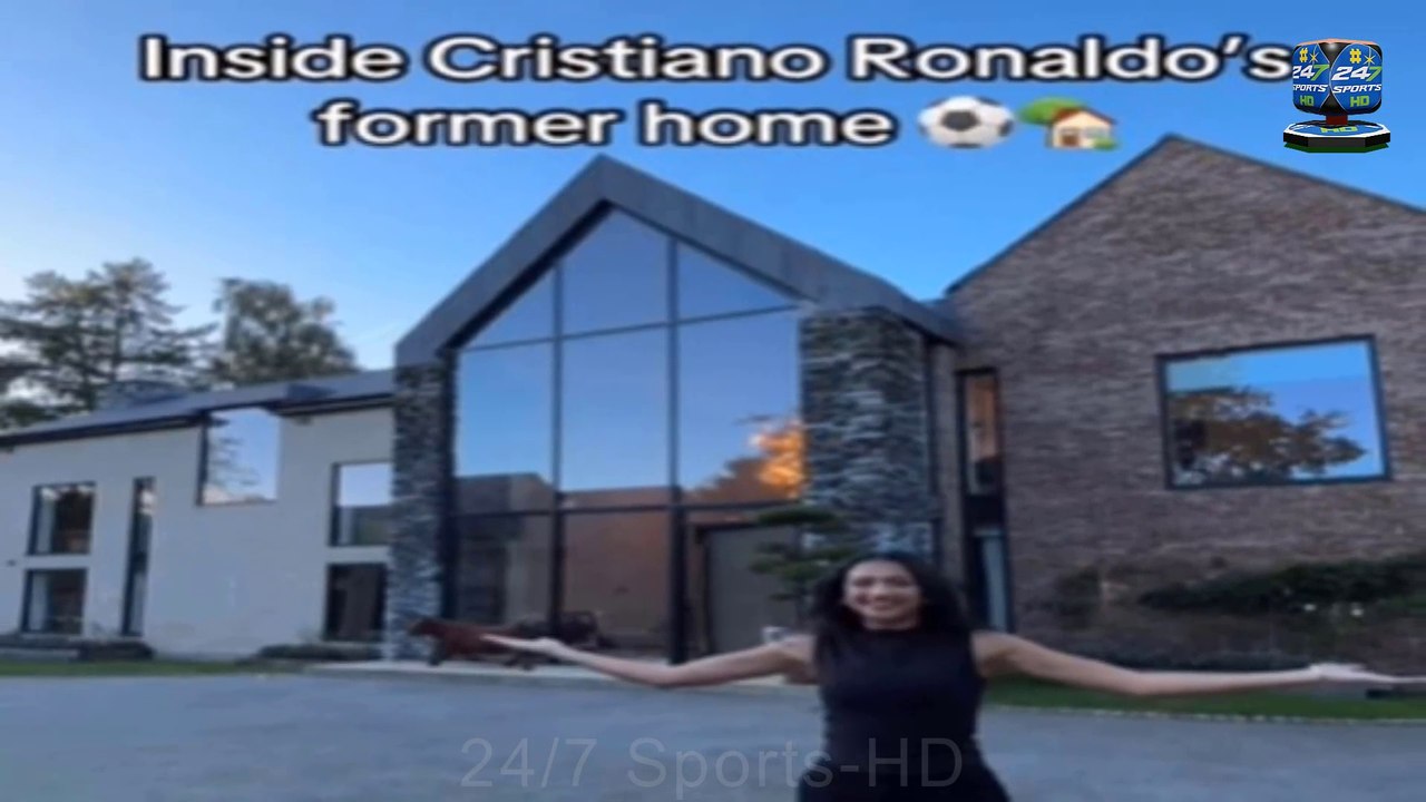 Take tour of Cristiano Ronaldo’s former Cheshire home on sale for £5m with 7 bedrooms, padel courts, pool and guest barn