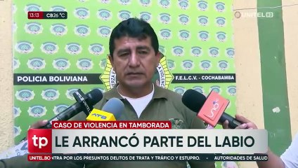 Con una mordida, un hombre arrancó una parte del labio inferior a su esposa