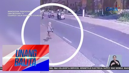 Huli-cam – Salpukan ng bisikleta at motorsiklo sa Barangay Salay | Unang Balita