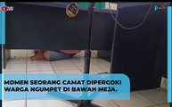 Momen Seorang Camat Dipergoki Warga Ngumpet di Bawah Meja