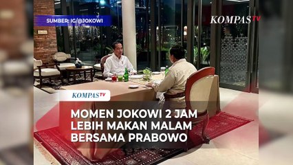 Makan Malam dengan Prabowo, Jokowi: Tidak Terasa Dua Jam Lebih