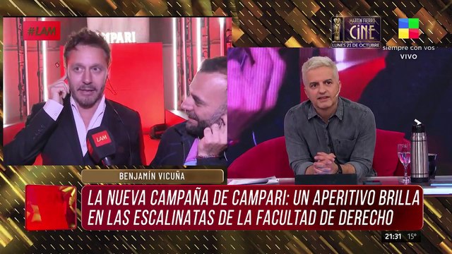 Benjamín Vicuña A SOLAS con LAM: El ÉXITO de Envidiosa y la separación de Pampita y Moritán
