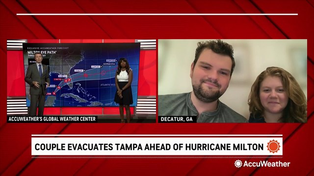 Tampa couple describes bumper-to-bumper traffic as they evacuated to Georgia