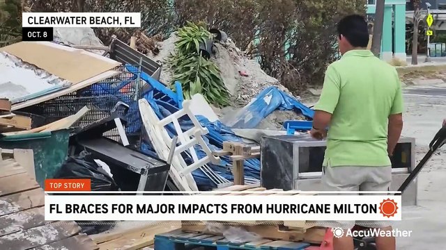 Floridians brace for Hurricane Milton's landfall