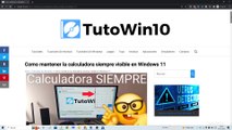 ➕➖ Como MANTENER la CALCULADORA SIEMPRE VISIBLE por ENCIMA de OTRAS APLICACIONES en WINDOWS 11