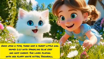 Lily and Snowball’s Adventure: A Kitten Lost in the Forest!