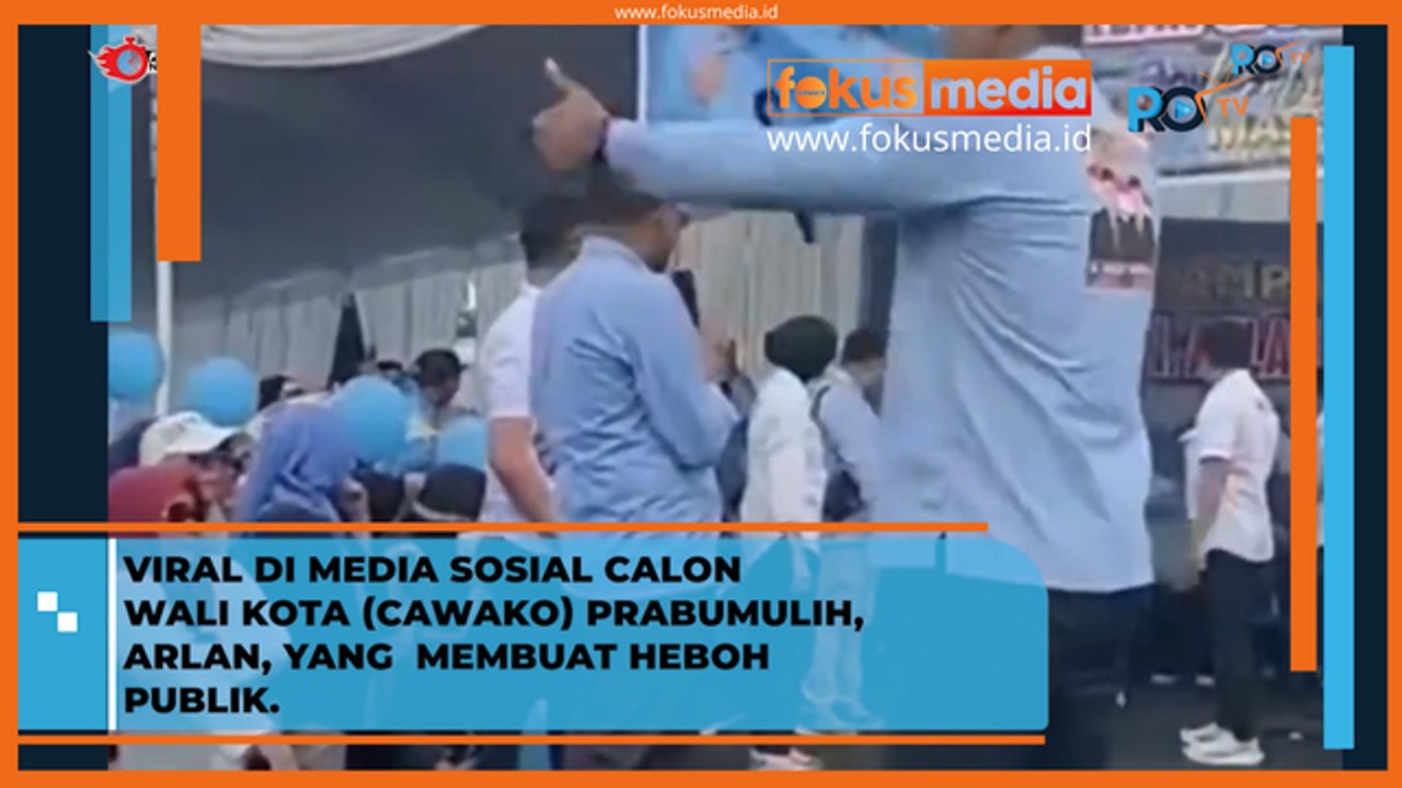 VIRAL!! Calon Walikota (CAWAKO) Prabumulih, Arlan, yang Membuat Heboh Publik
