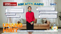 #AskAttyGaby- Mga dapat malaman sa usapang online pangagampanya | Unang Hirit