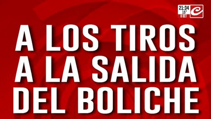 A los tiros a la salida de un boliche en Neuquén