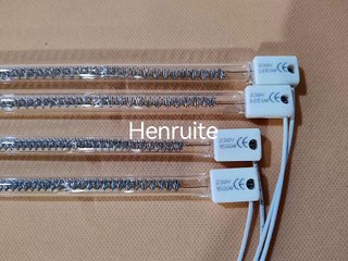 Infrared halogen fast response medium wave heating lamp 540mm 230v 1650w