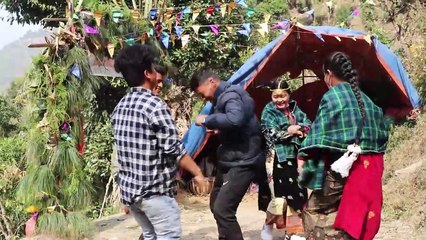 Dance in Panchebaja | Fun in Marriage | Traditional Music and Dance in Nepal |