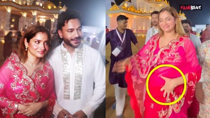 Ankita Lokhande Pregnant:Durga Puja में पेट छिपाते दिखीं Actress,क्या Vicky Jain बनने वाले है Papa?