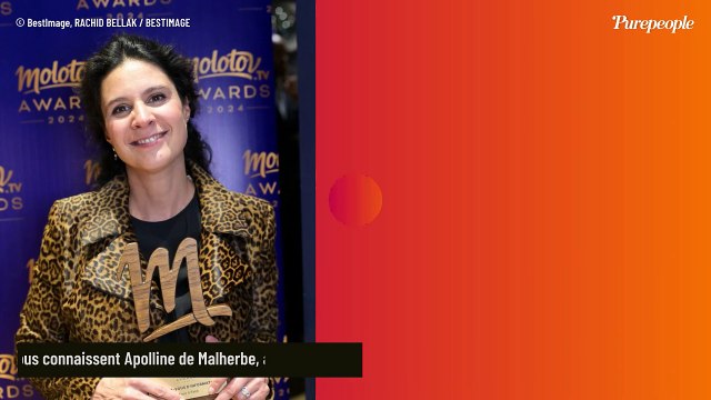 Sa famille est loin d'être inconnue, son mari non plus : Apolline de Malherbe s'ouvre comme jamais sur son cercle privé