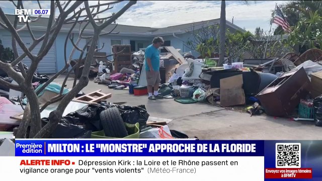 28 ans en ruines à cause d'un premier ouragan, et il y a un autre qui arrive... C'est horrible : l'ouragan Milton, surnommé le monstre , s'approche de la Floride, aux États-Unis