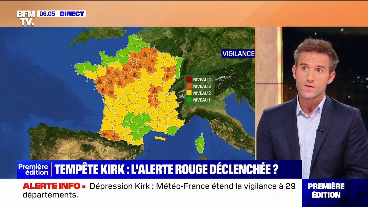 Pluies-inondations: ces départements où la vigilance rouge pourrait être déclenchée