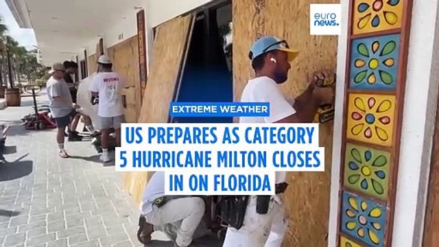 Hurricane Milton: Thousands evacuate as Florida braces for once-in-a-century storm