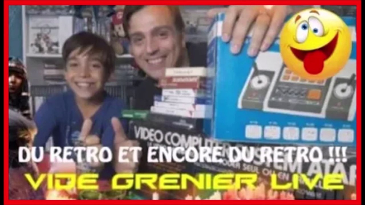 VIDE GRENIER LIVE #8 !!! [ DES CONSOLES RÉTRO EN BOITES ET DES JEUX A GOGO A PETITS PRIX !!! ]