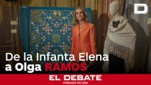 La Infanta Elena inaugura exposición de Mantones de Manila en Madrid
