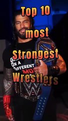 ✨ Unleash the Power Top 10 Strongest Wrestlers in the World! ️‍♂️ #shorts wwe