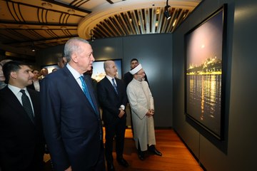 Cumhurbaşkanı Erdoğan'dan 'Ayasofya Fotoğrafları' sergisine ziyaret