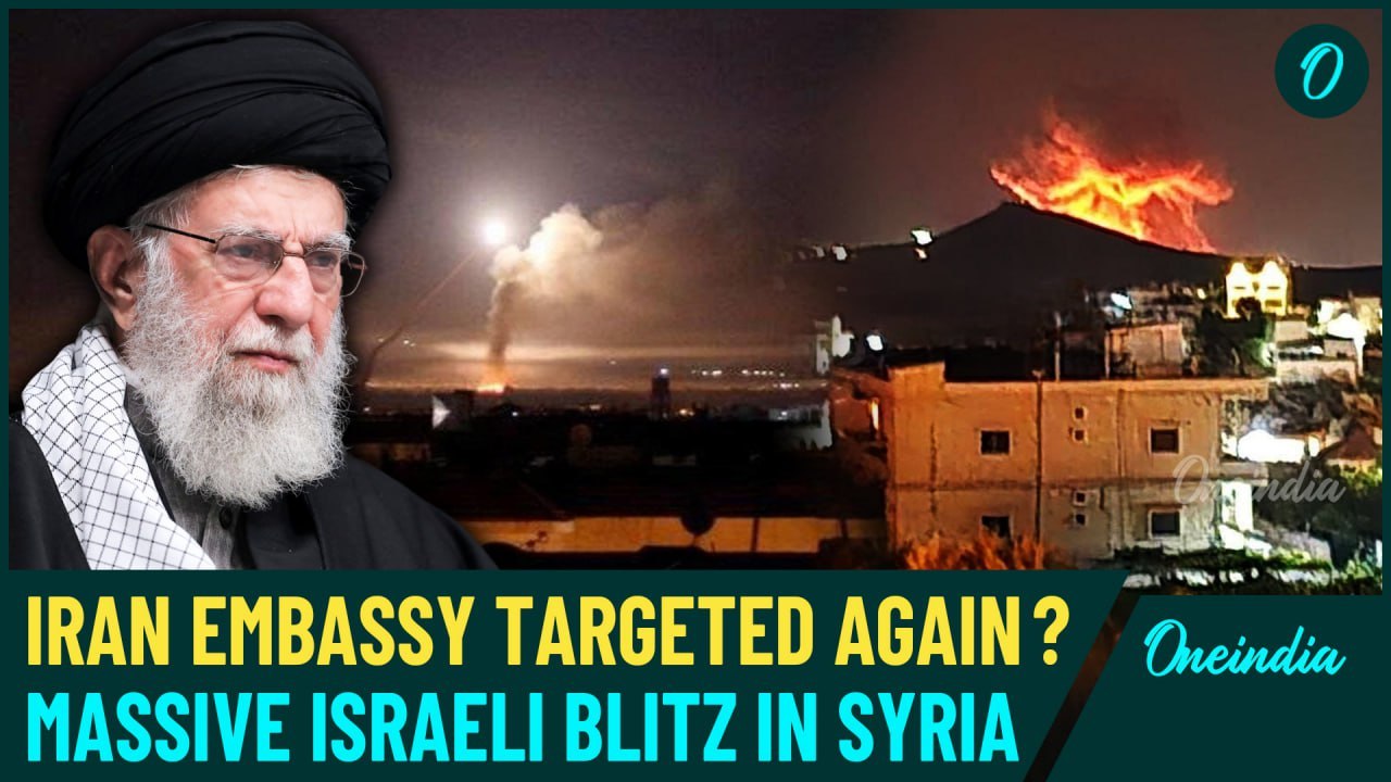 Syria On Fire In New Blitz: Missile Hit Near Miss on Iranian Embassy Kills 7 in Attack On Damascus