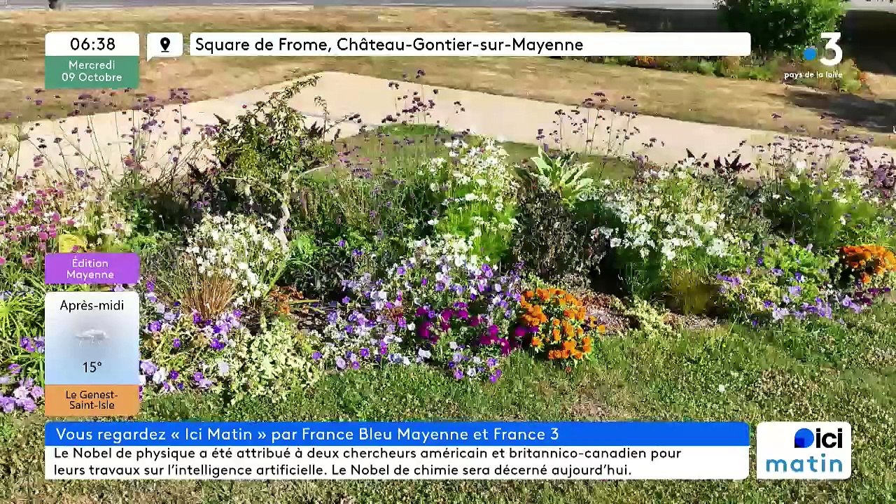 09/10/2024 - ICI Matin France Bleu Mayenne en vidéo