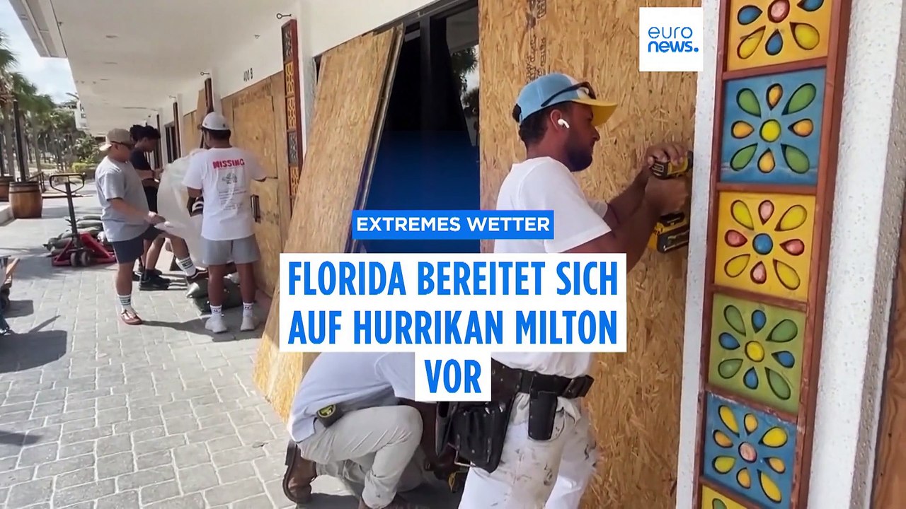 Florida bereitet sich auf Hurrikan Milton vor: Millionen zur Evakuierung aufgefordert