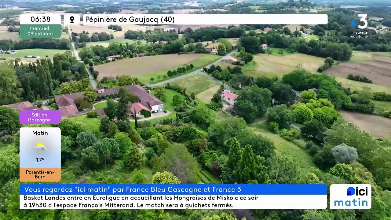 09/10/2024 - ICI Matin France Bleu Gascogne en vidéo